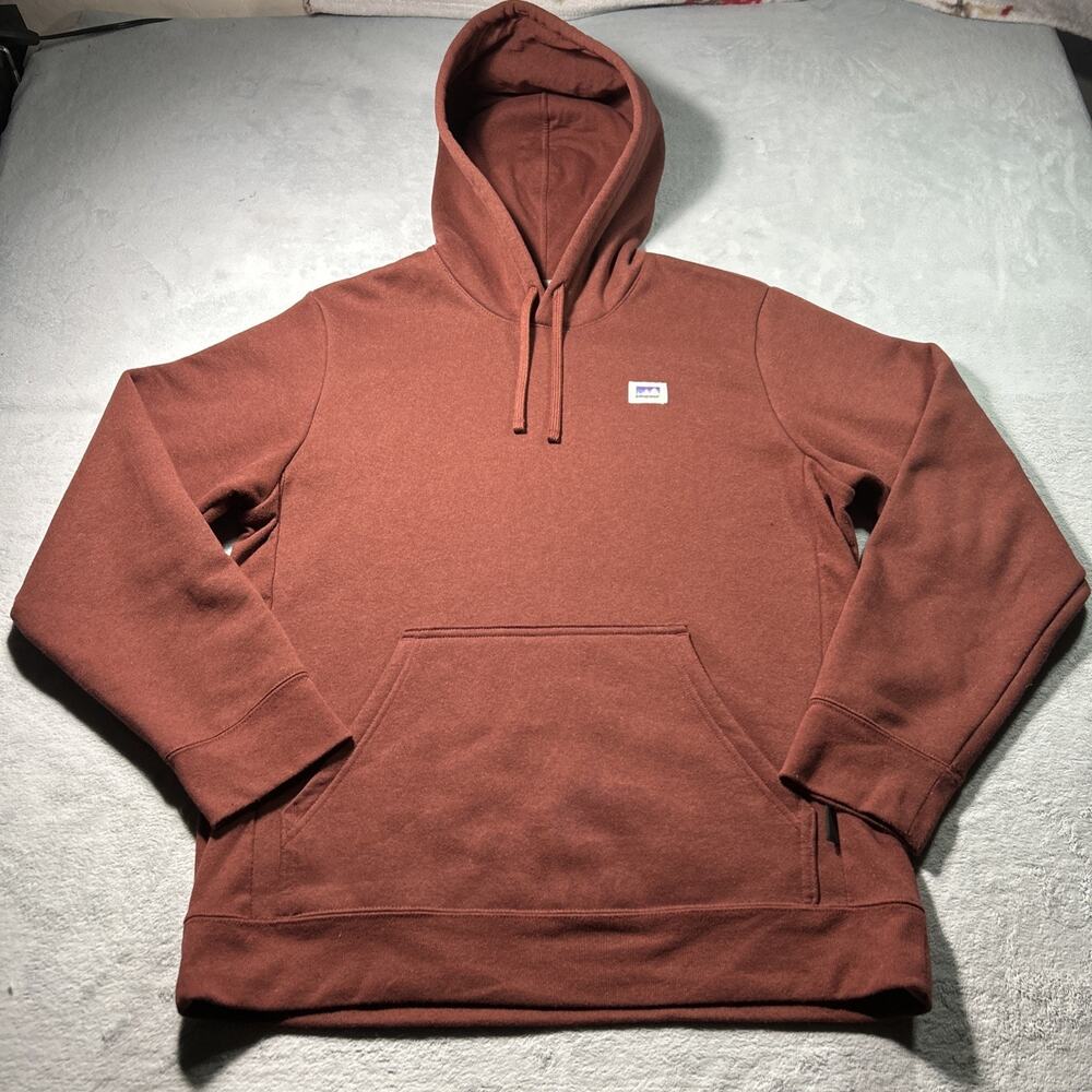 Patagonia 50th Anniversary Uprisal Hoody Hoodie Mens Medium Brown White Logo
